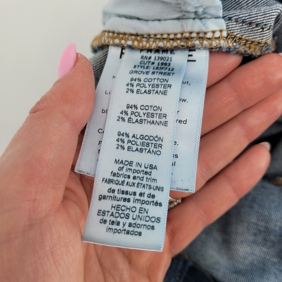 FRAME Forever Karlie Skinny High-Rise Jeans size 30 - Picture 6 of 6